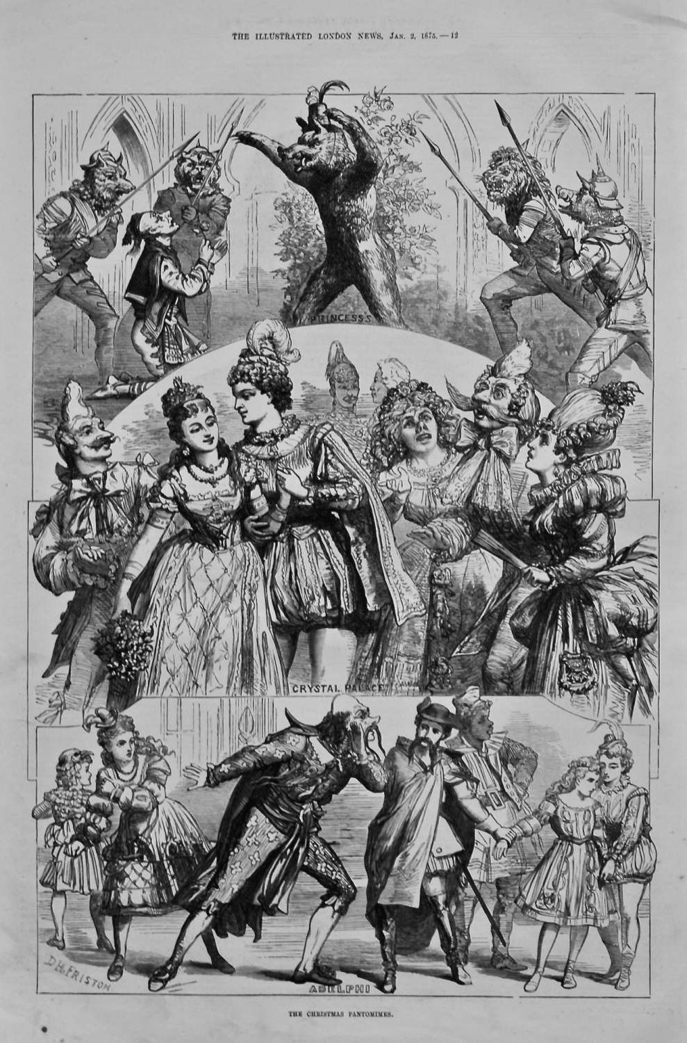 Christmas Pantomimes. 1875.