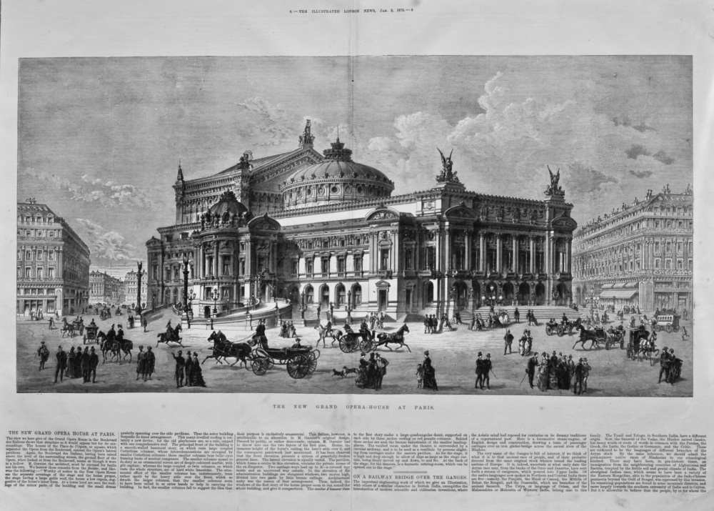 New Grand Opera-House at Paris. 1875.