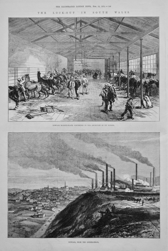 The Lock-Out in South Wales. 1875.