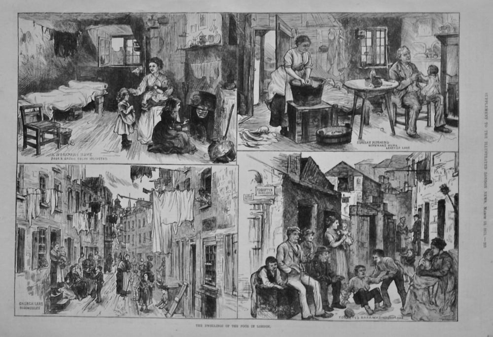 The Dwellings of the Poor in London. 1875.