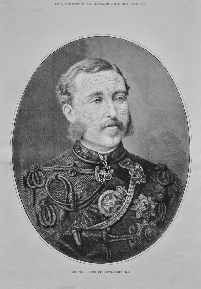 H.R.H. The Duke of Connaught, K.G. 1875.