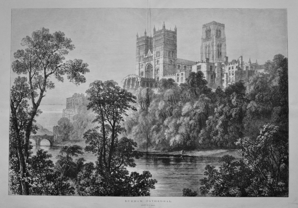 Durham Cathedral. (Drawn by S. Read.) 1875.