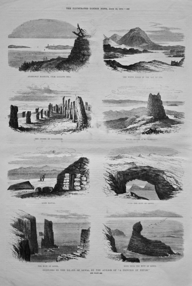 Sketches in the Island of Lewis, by the Author of "A Princess of Thule." 1875.