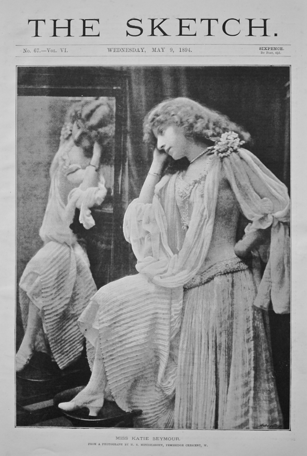 The Sketch. : Miss Katie Seymour. 1894.