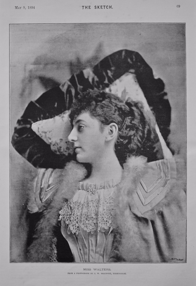 Miss Walters. 1894.
