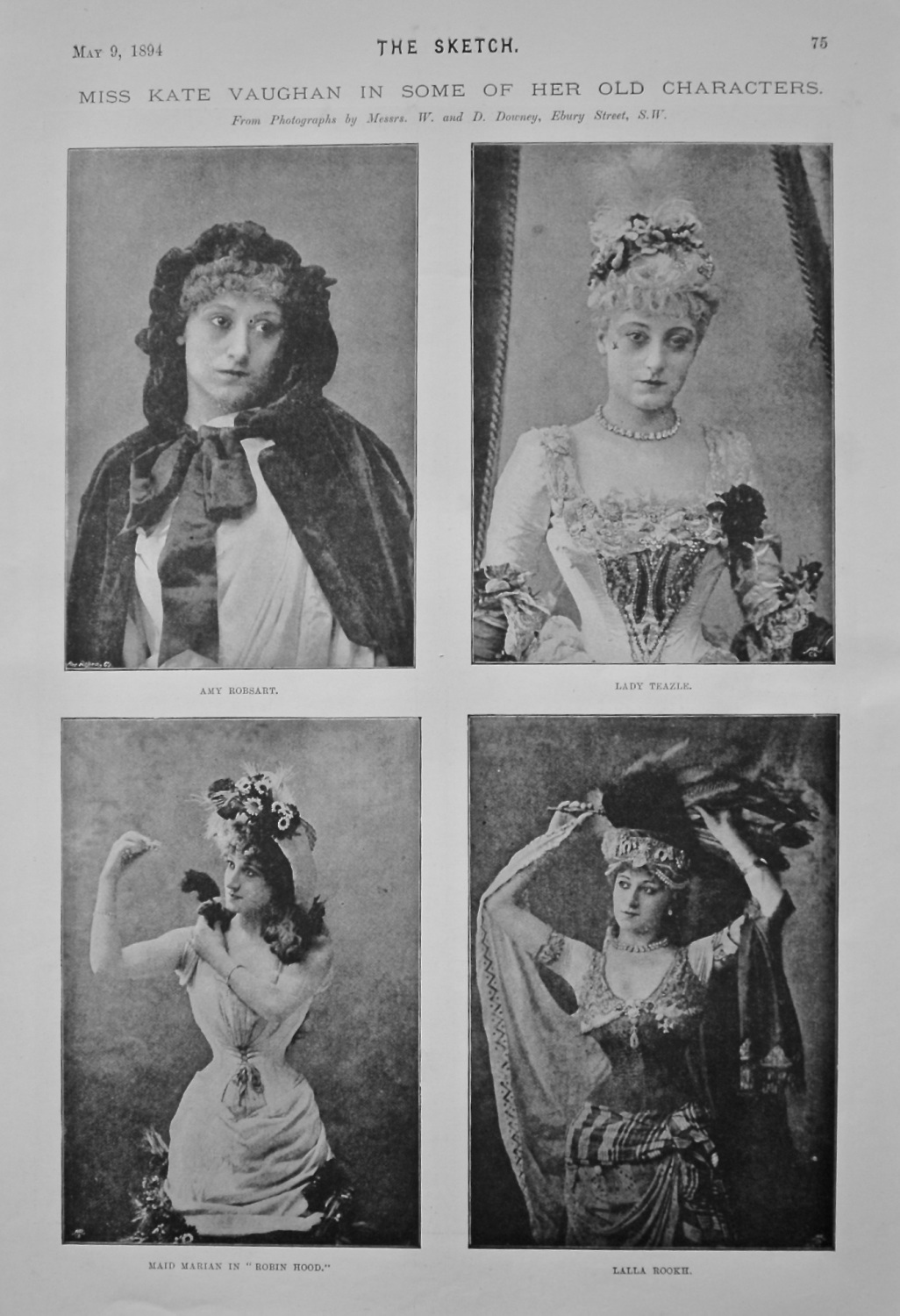 Miss Kate Vaughan in Some of Her Old Characters. 1894.