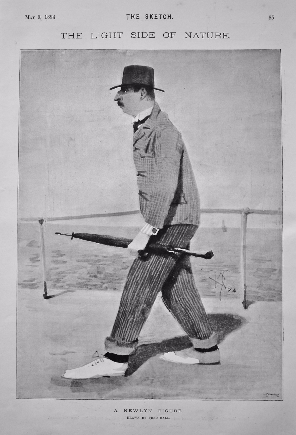 The Light Side of Nature : A Newlyn Figure. 1894.