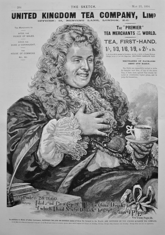 United Kingdom Tea Company, Limd. 1894.