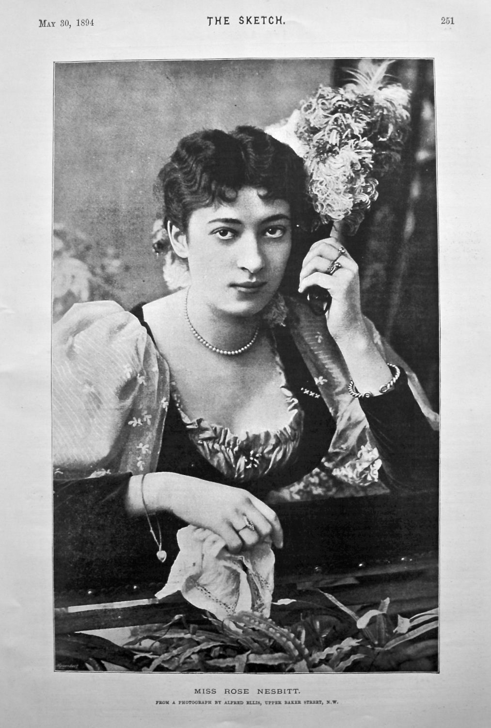 Miss Rose Nesbitt. 1894.