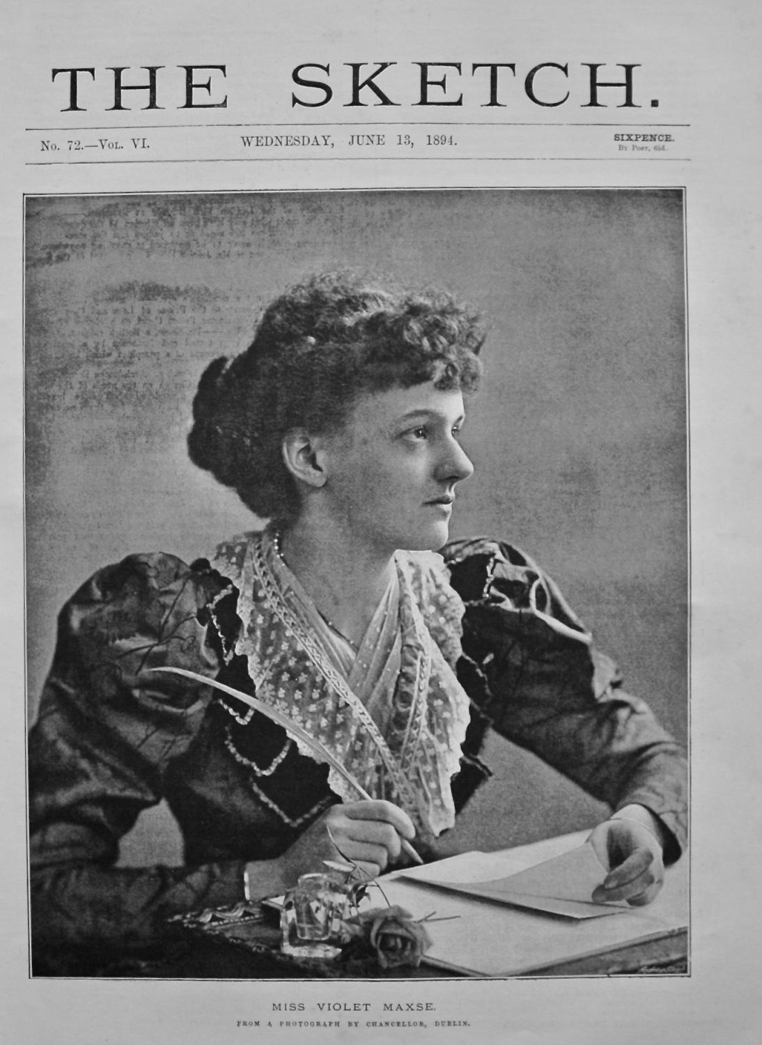 Miss Violet Maxse. 1894.