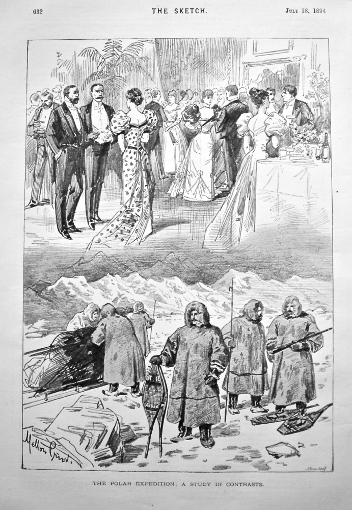 The Polar Expedition : A Study in Contrasts. 1894.