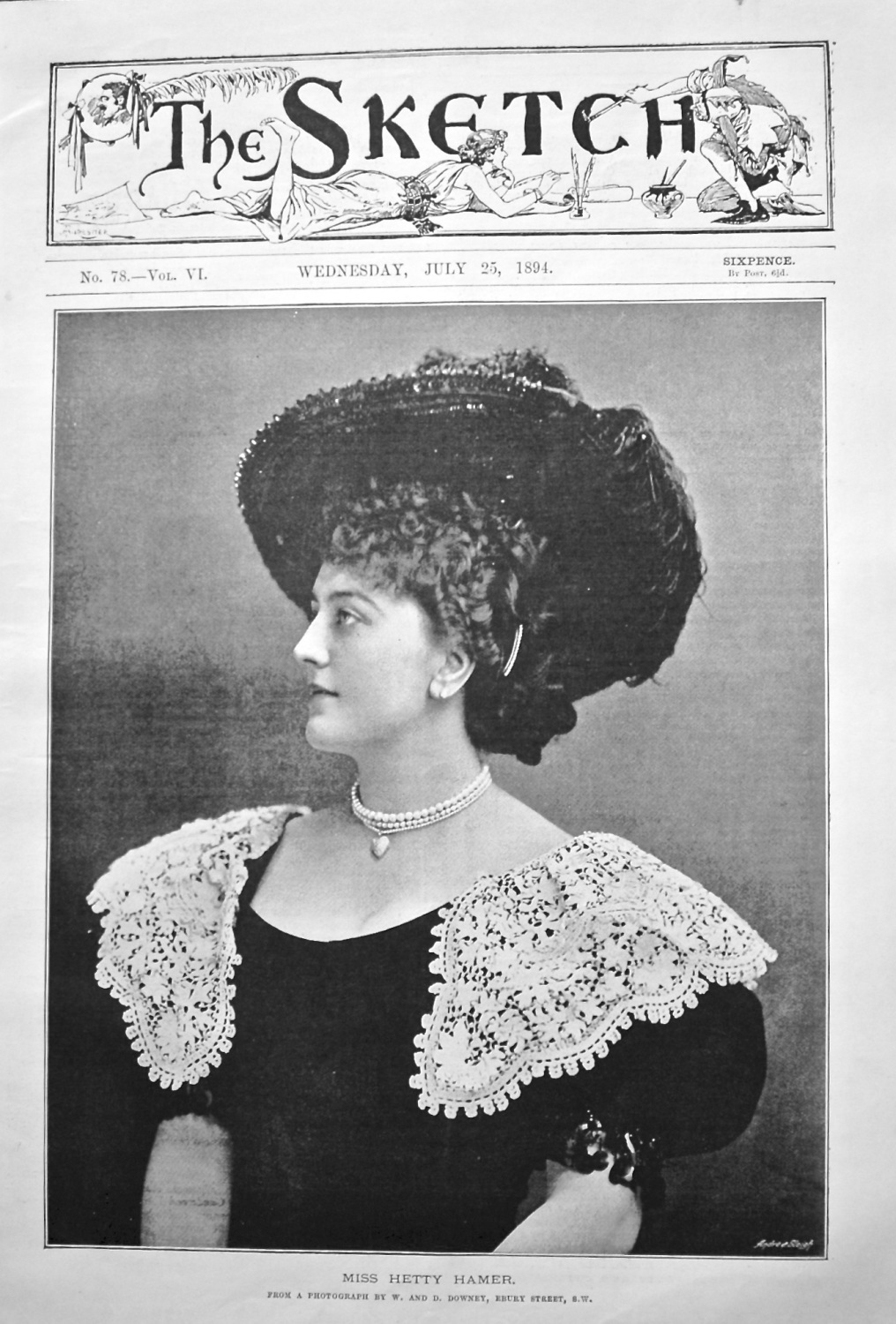 Miss Hetty Hamer. 1894.
