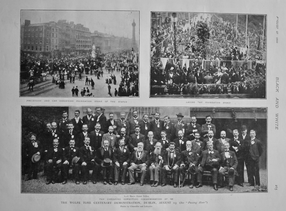The Wolfe Tone Centenary Demonstration, Dublin, August 15th 1898. 