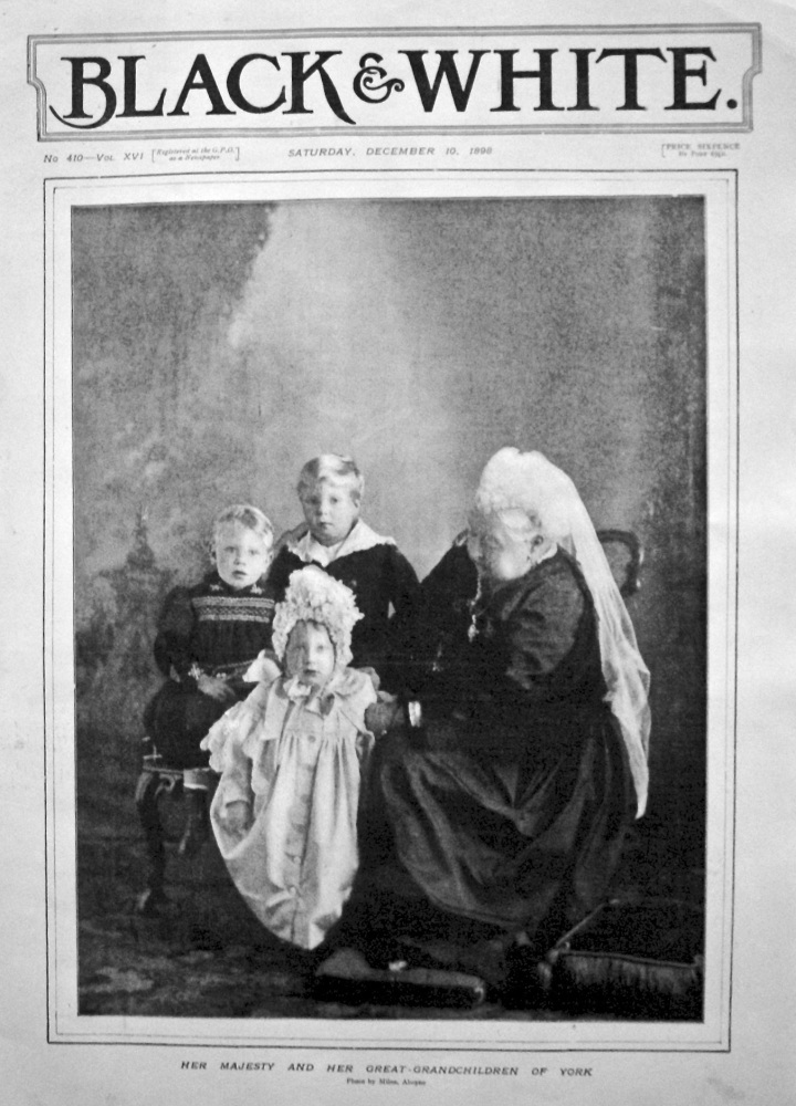 Her Majesty and Her Great Grandchildren of York. 1898.