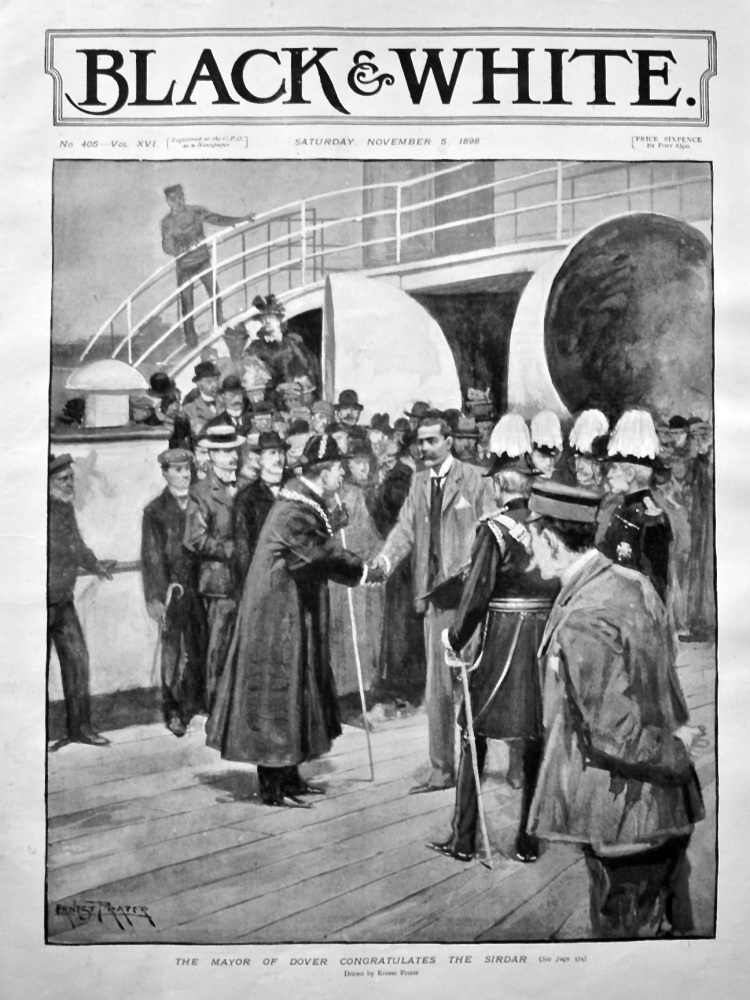 The Mayor of Dover Congratulates the Sirdar. 1898.
