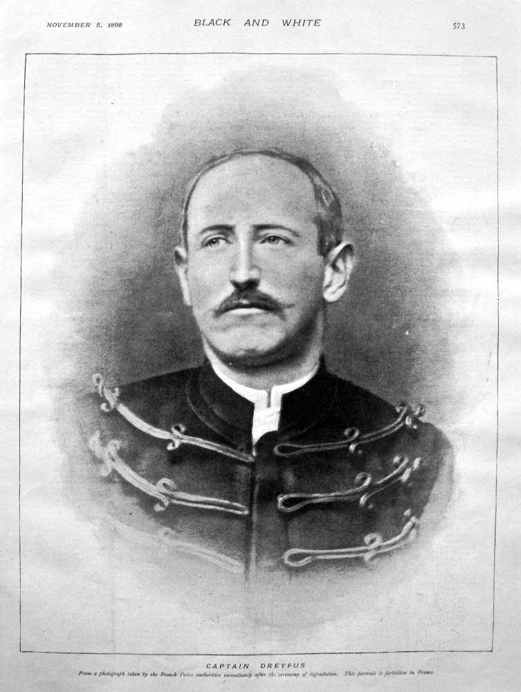 Captain Dreyfus. (Portrait) 1898.