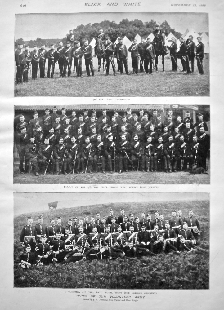 Types of our Volunteer Army. 1898.