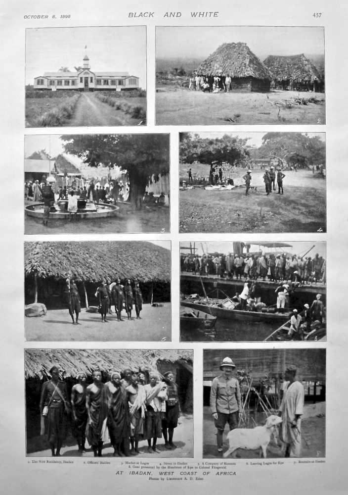 At Ibadan, West Coast of Africa. 1898.