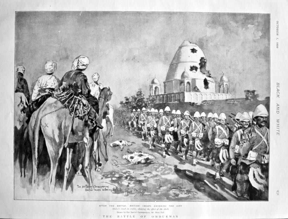 The Battle of Omdurman. 1898.