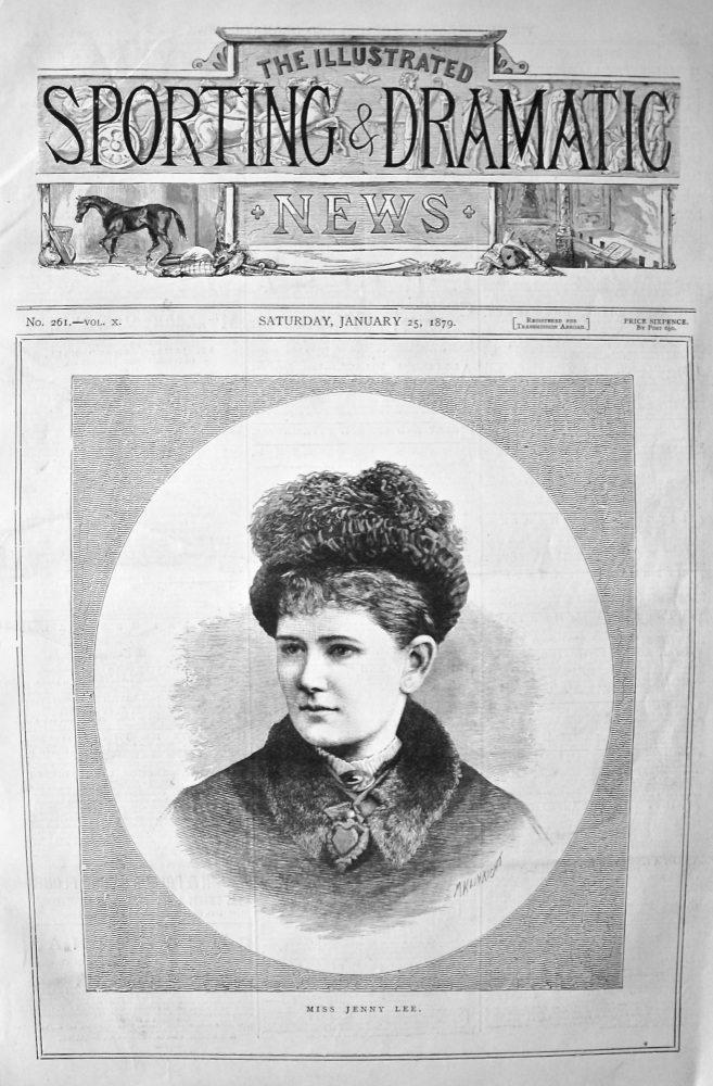 Miss Jenny Lee. 1879.