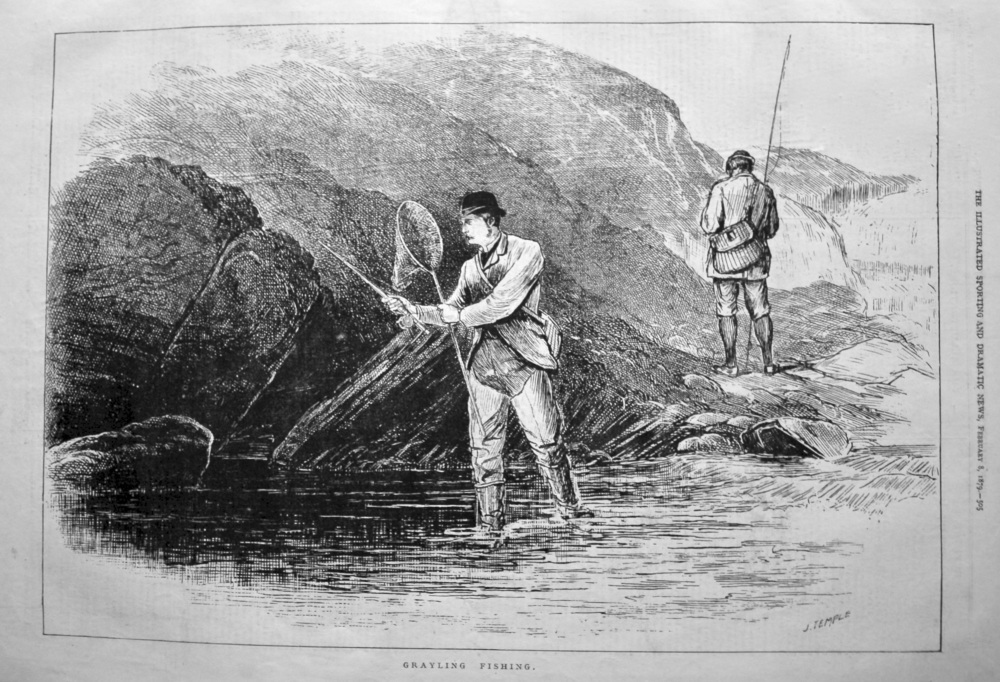 Grayling Fishing. 1879.