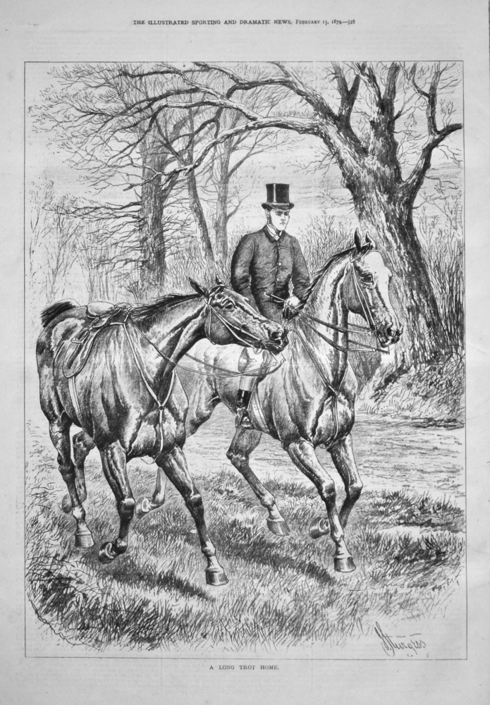 A Long Trot Home. 1879.