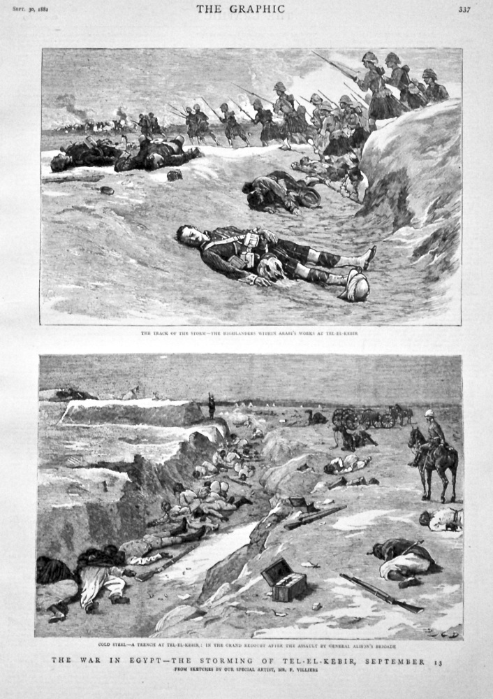The War in Egypt - The Storming of Tel-el-Kebir, September 13. 1882
