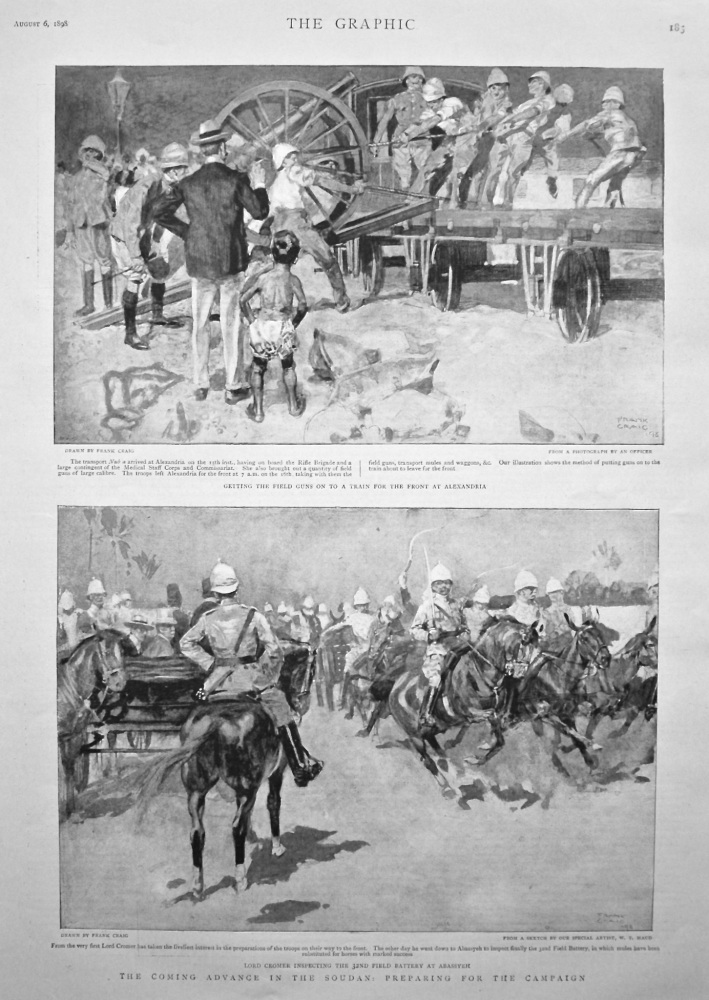 The Coming Advance in the Sudan : Preparing for the Campaign. 1898.