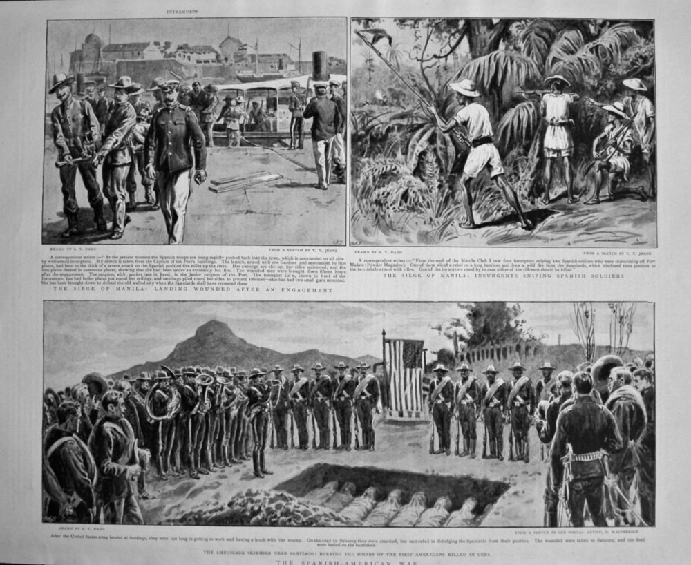 The Spanish-American War. 1898.