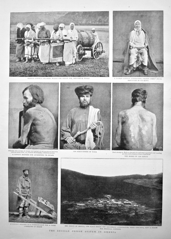 The Russian Prison System in Siberia. 1898.