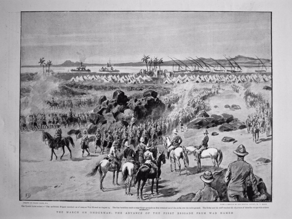 The March on Omdurman : The Advance of the First Brigade from Wad Hamed. 18
