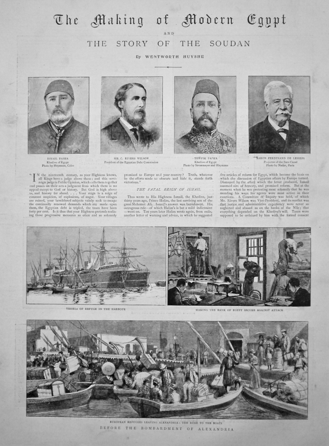 The Making of Modern Egypt and the Story of the Sudan.  (Supplement) 1898.