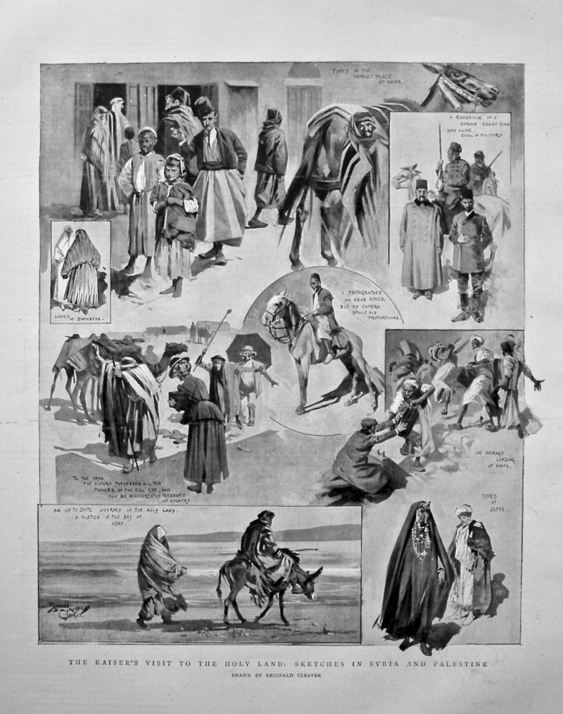 The Kaiser's visit to the Holy Land : Sketches in Syria and Palestine. 1898.