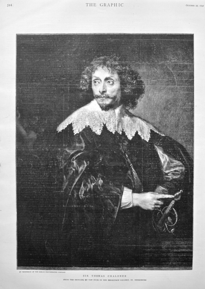 Sir Thomas Chaloner. 1898.