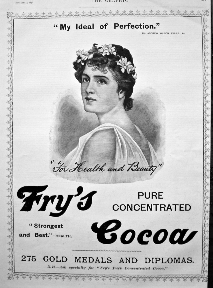 Fry's Cocoa. 1898.