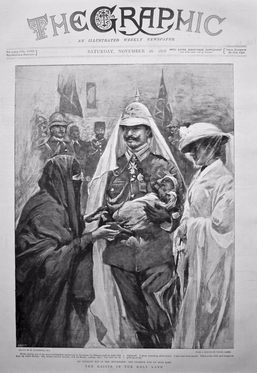 The Kaiser in the Holy Land.   An Incident not in the Programme : The Emper