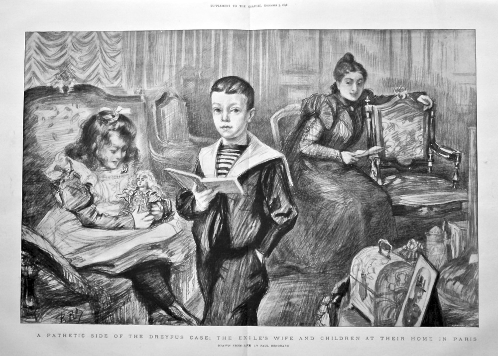 A pathetic Side of the Dreyfus Case : The Exile's Wife and Children at thei