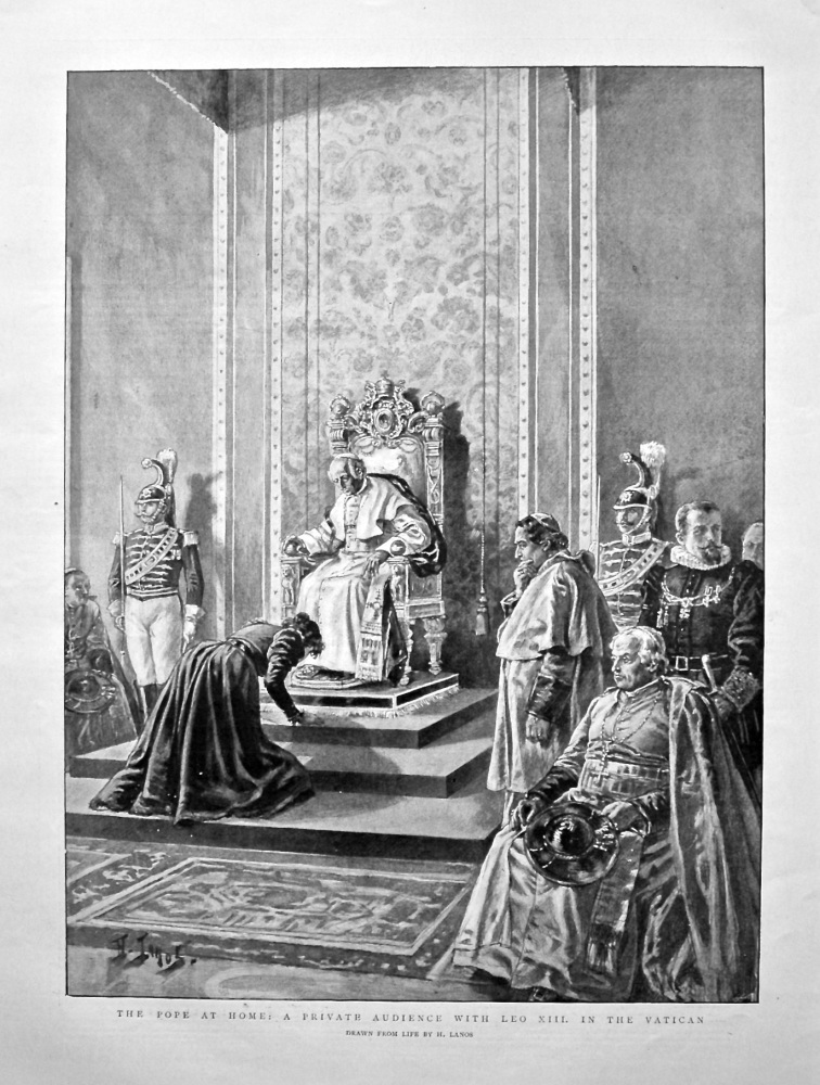 The Pope at Home : A Private Audience with Leo XIII. in the Vatican. 1898.