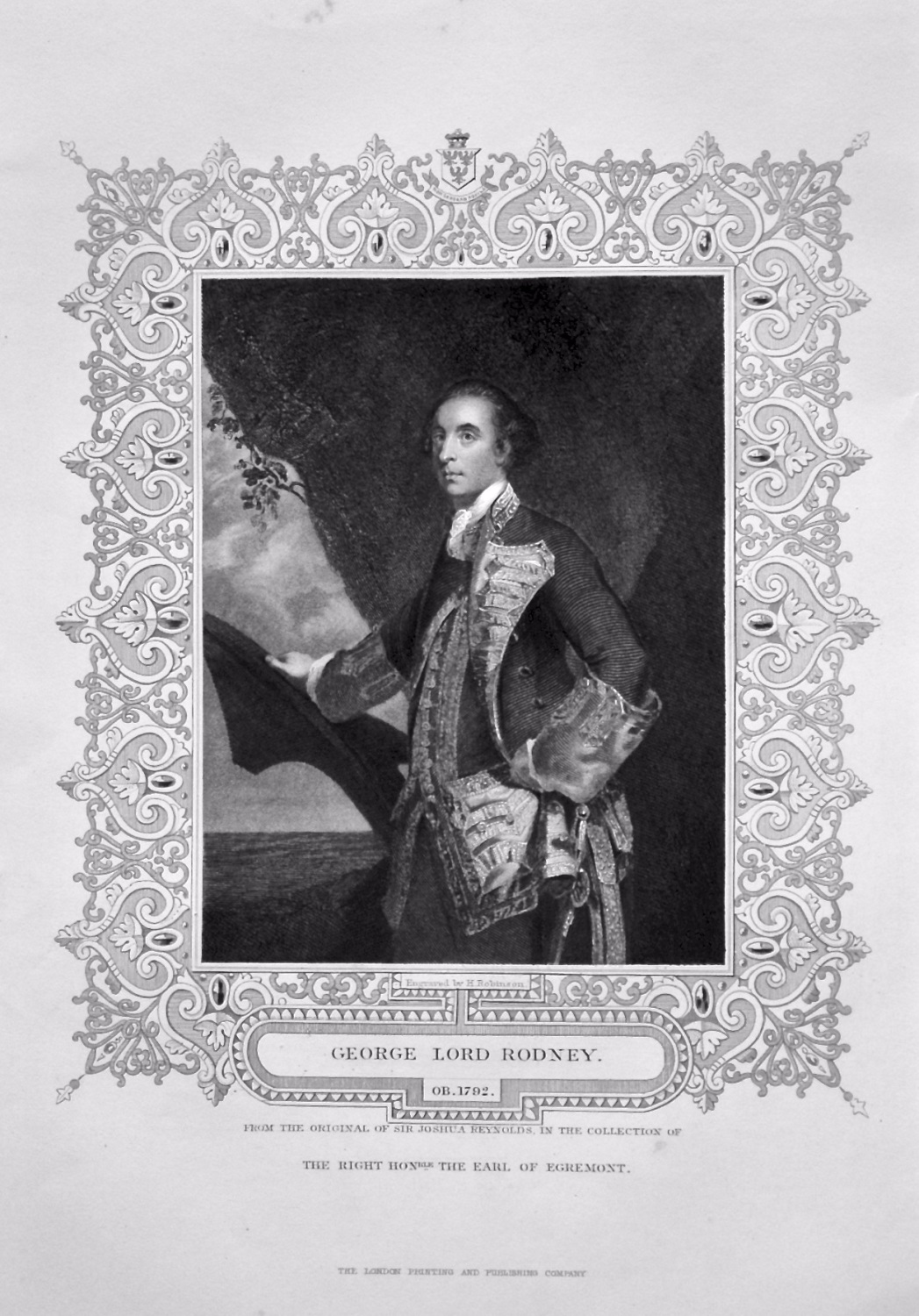 George, Lord Romney. OB. 1792. From the original of Sir Joshua Reynolds, in