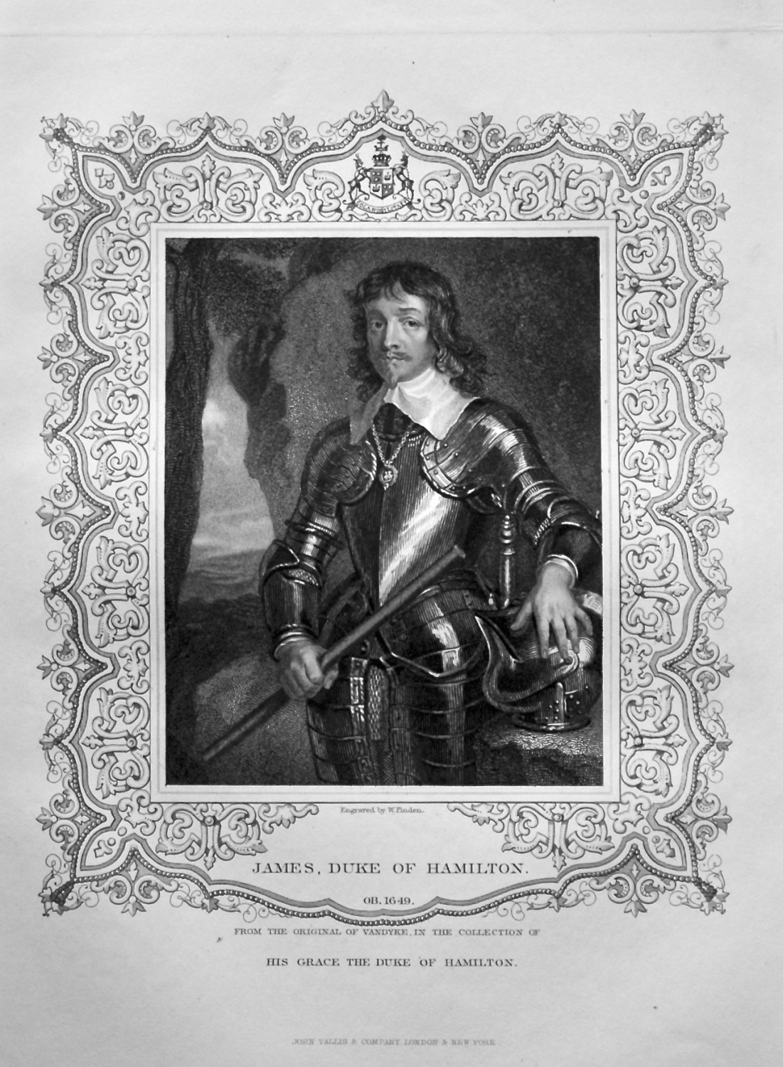 James, Duke of Hamilton. OB. 1649.  From the original of Vandyke, in the co