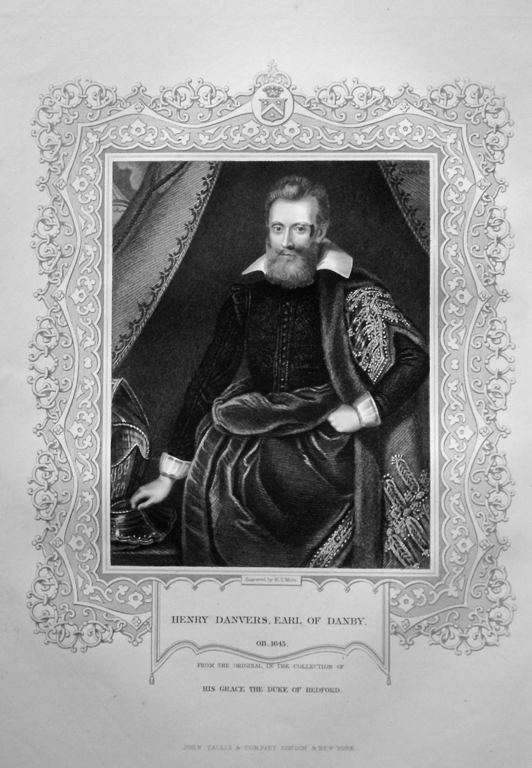 Henry Danvers, Earl of Danby.  OB. 1643.  From the original in the collecti