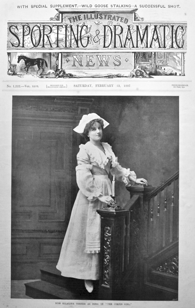 Miss Ellaline Terriss as Dora in "The Circus Girl." 1897.