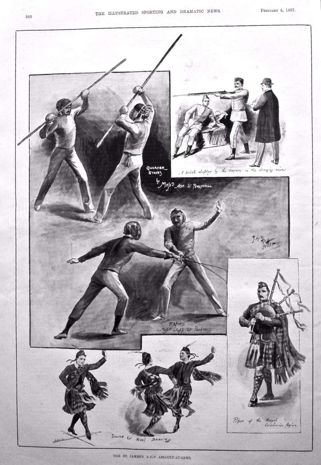 The St. James's A.C.'S Assault-at-Arms. 1897.