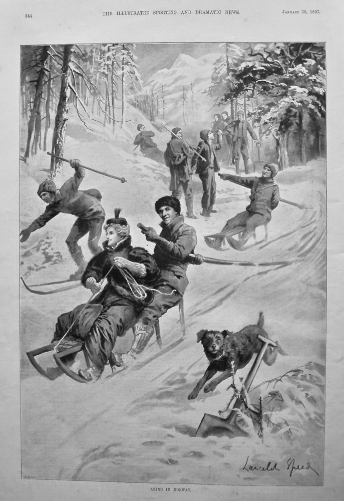 Aking in Norway. 1897.