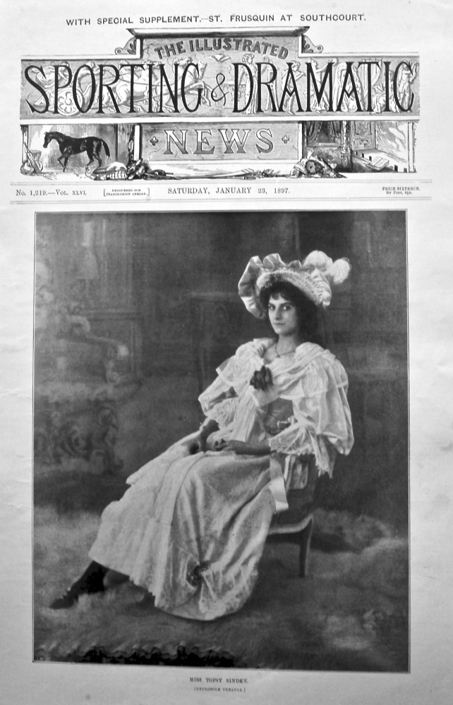 Miss Topsy Sinden.  (Metropole Theatre.) 1897.