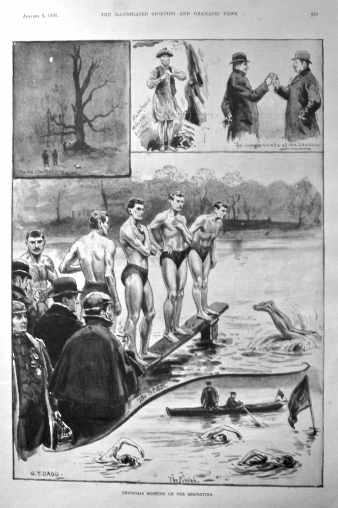 Christmas Morning on the Serpentine. 1897.