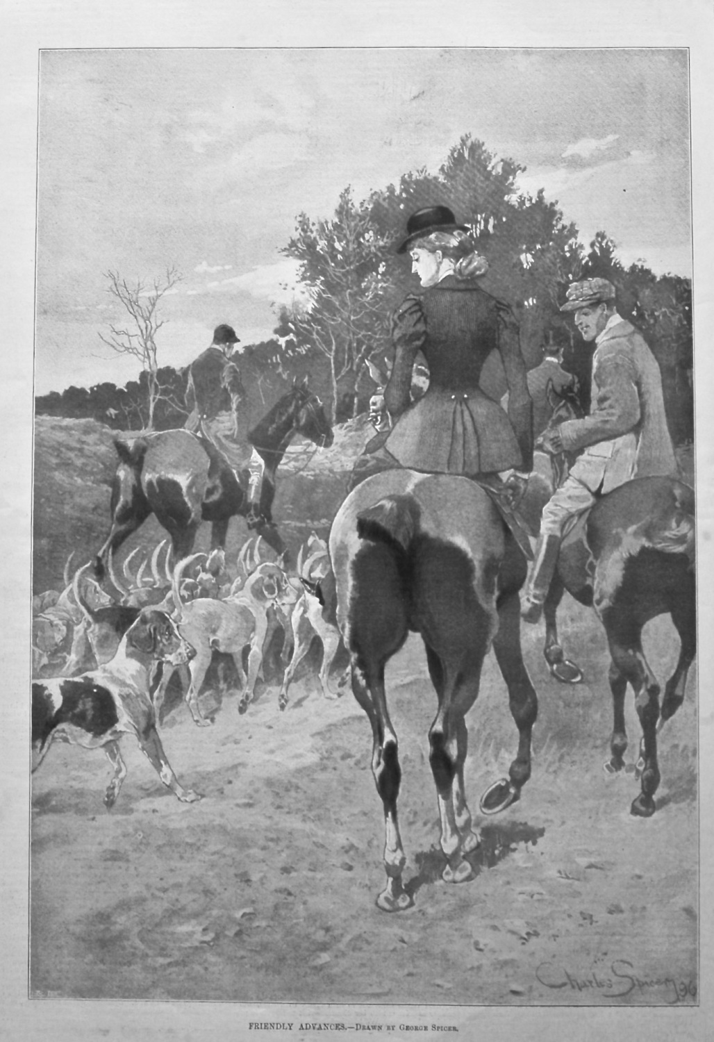 Friendly Advances. 1896.