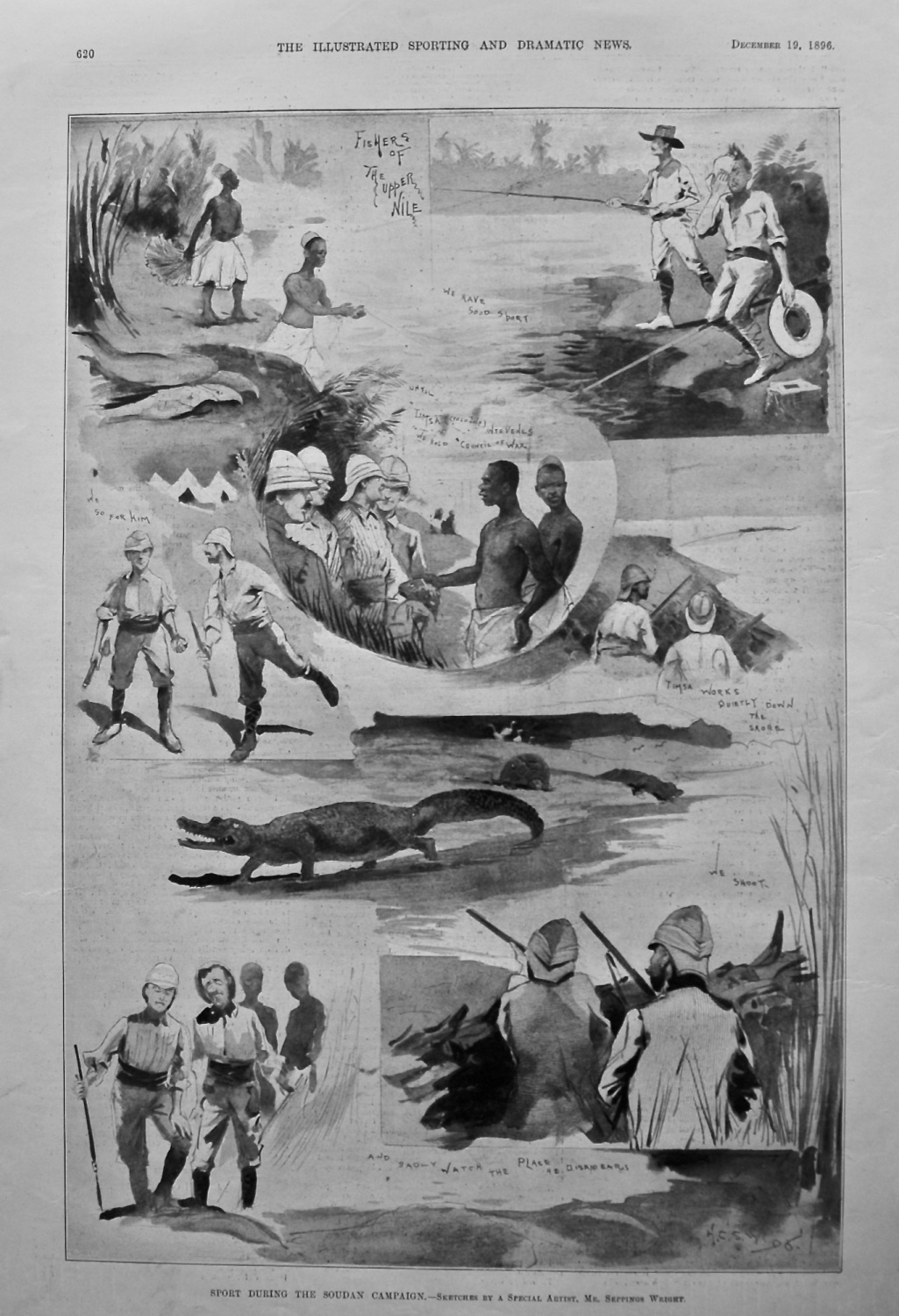 Sport During the Sudan Campaign.  1896.