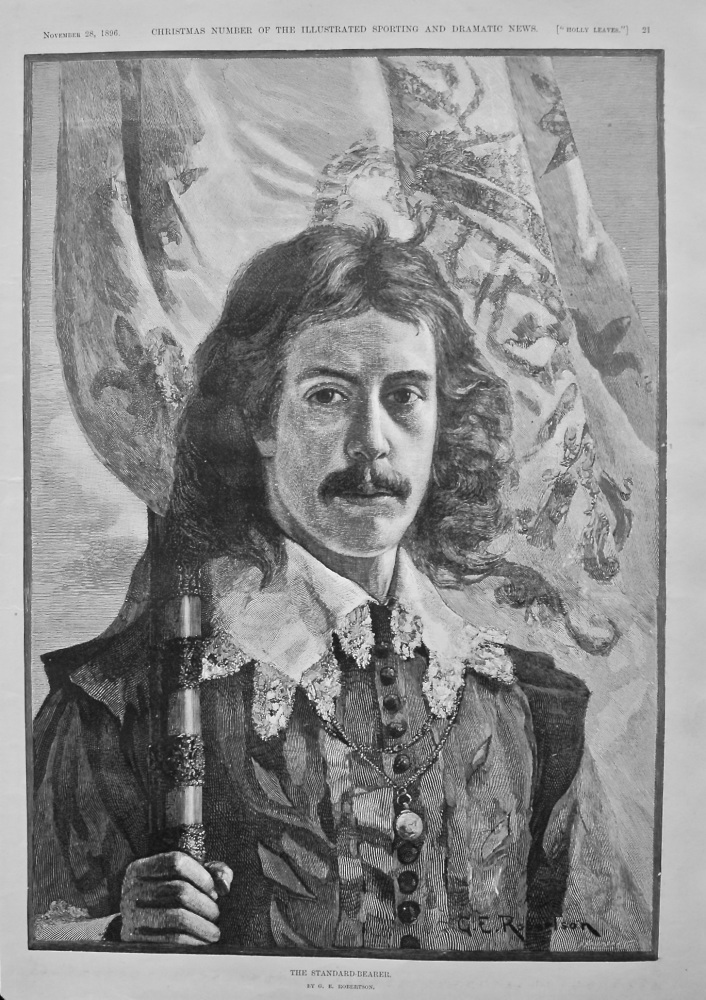 The Standard-Bearer.  1896. (Portrait)