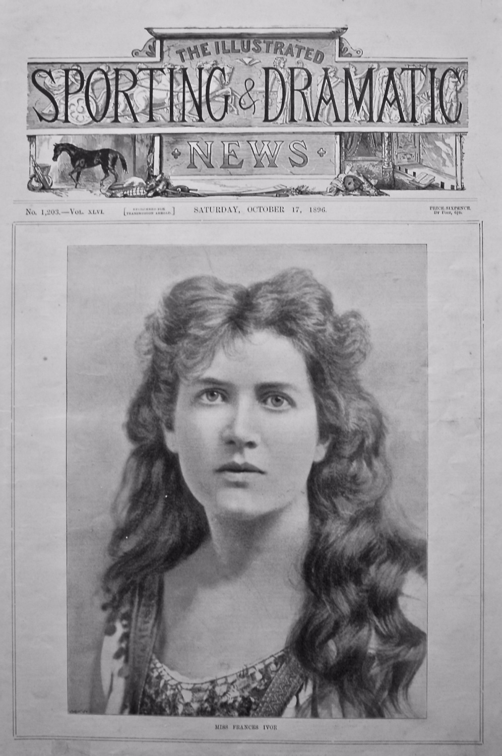 Miss Frances Ivor.  1896.